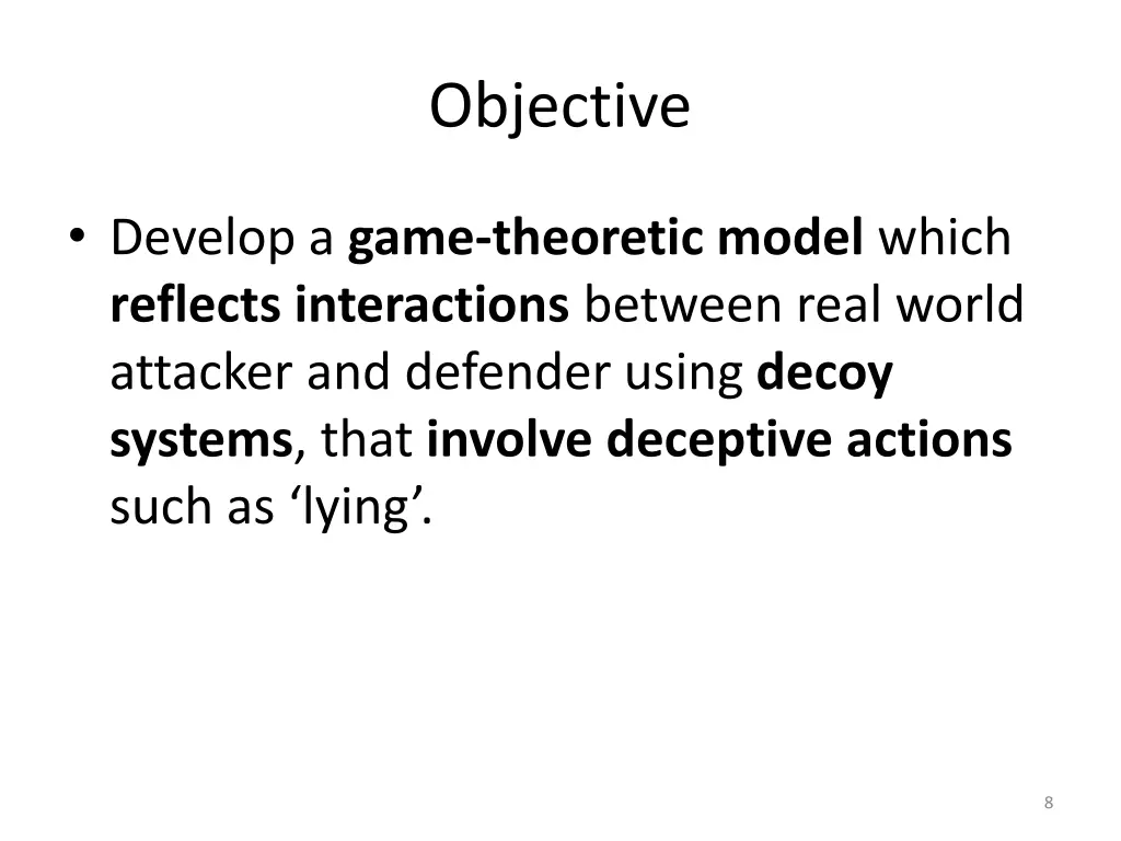 objective