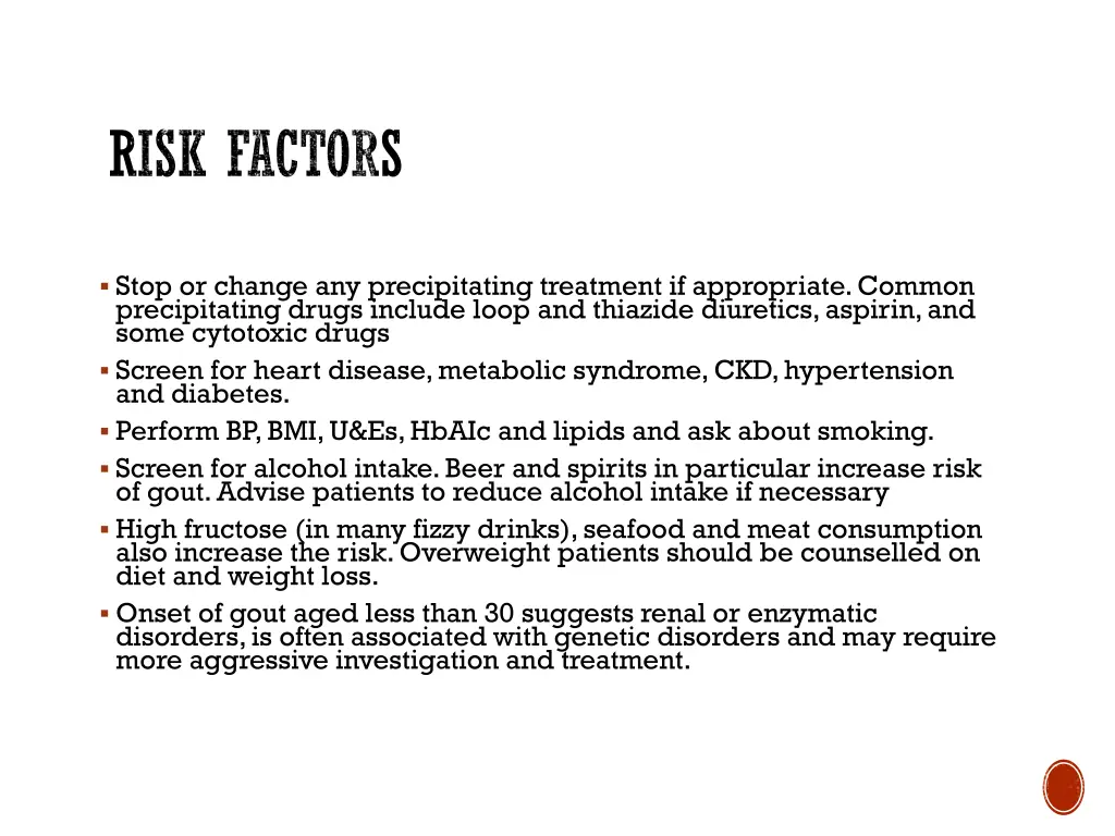 risk factors