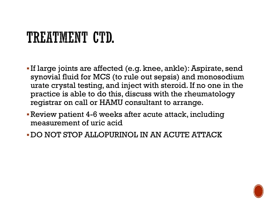 treatment ctd