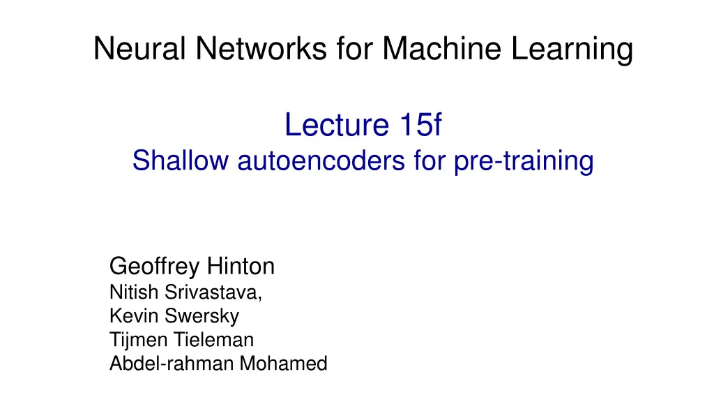 neural networks for machine learning 5