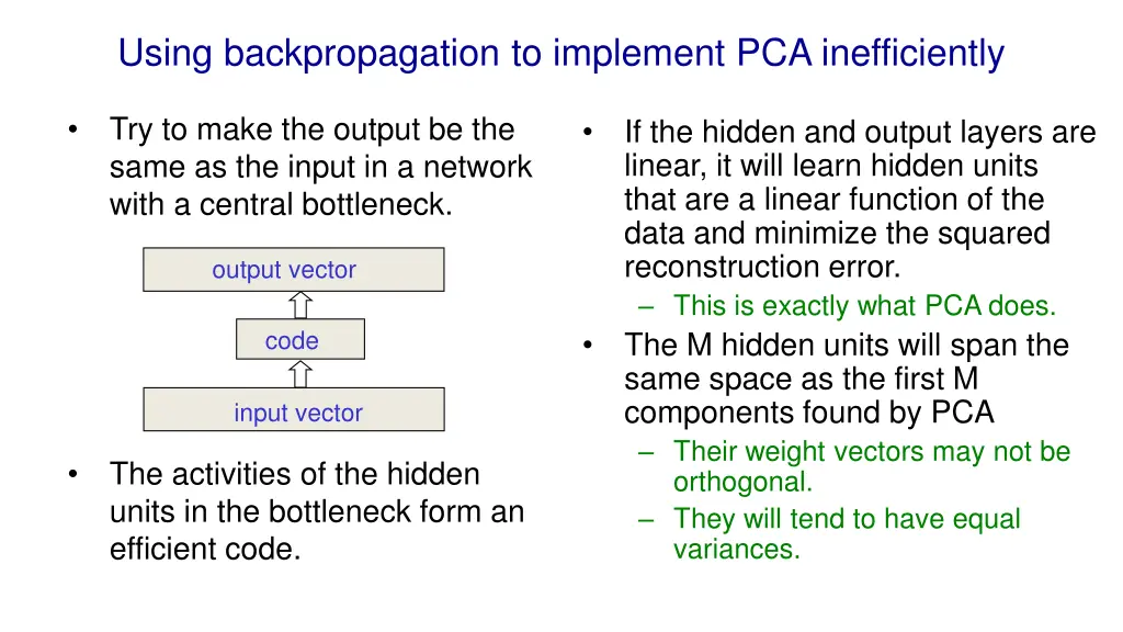 using backpropagation to implement