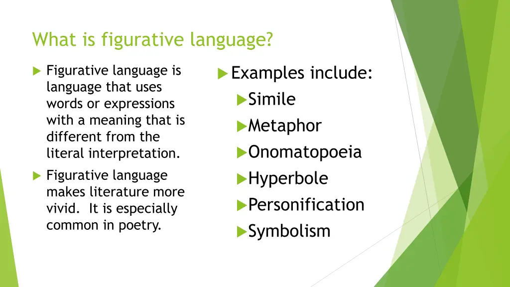 what is figurative language