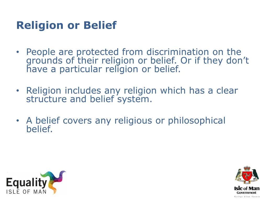 religion or belief