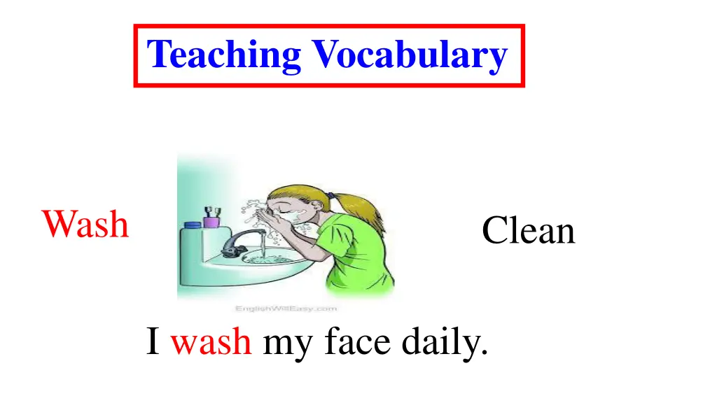 teaching vocabulary