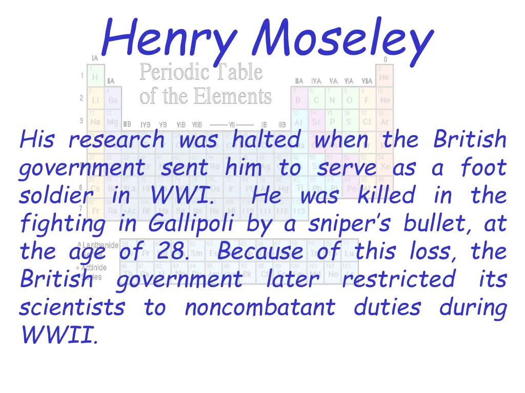 henry moseley