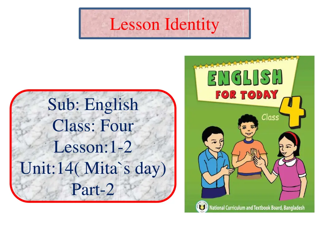 lesson identity 1