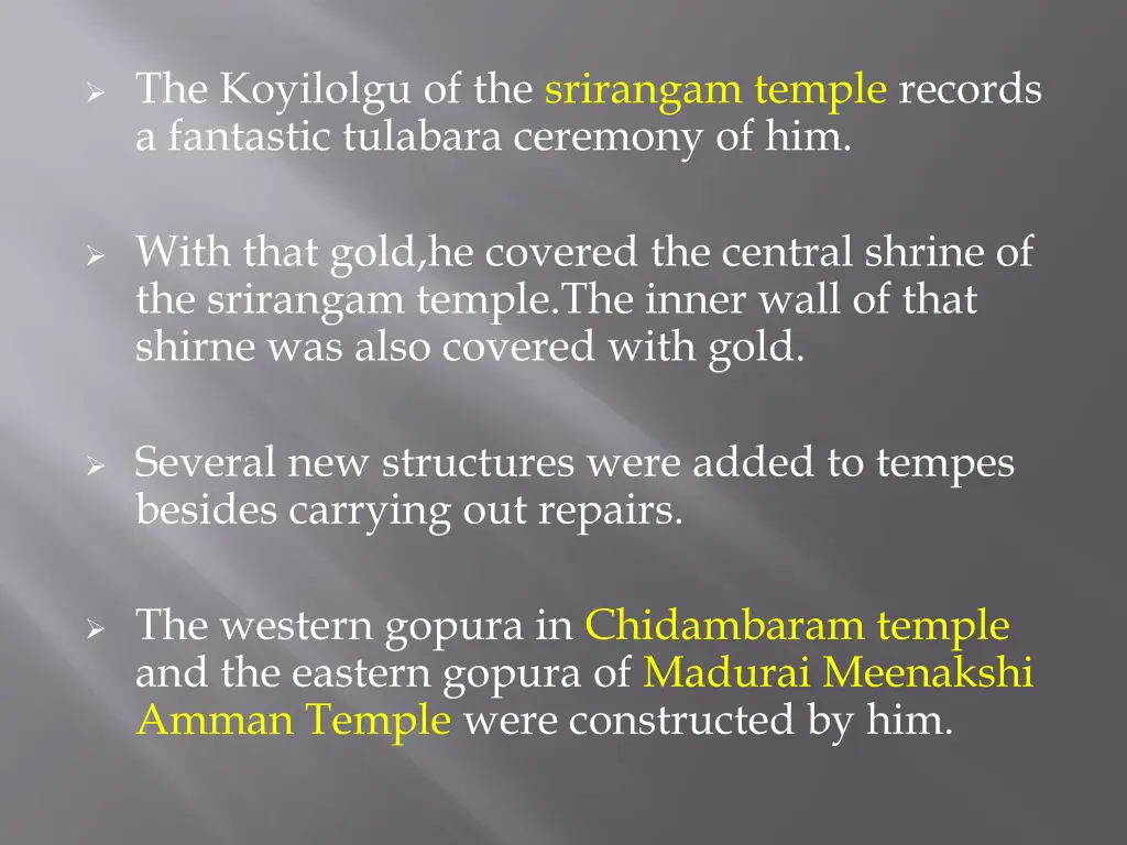 the koyilolgu of the srirangam temple records