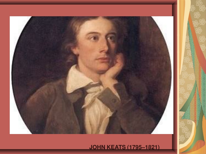 john keats 1795 1821