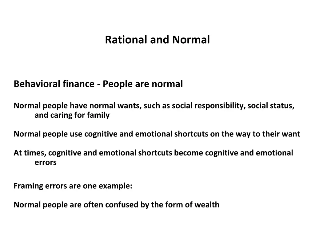 rational and normal 1