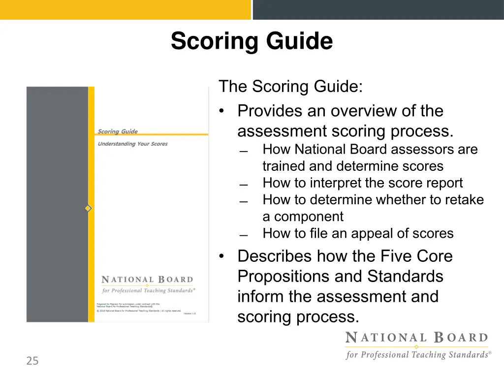 scoring guide