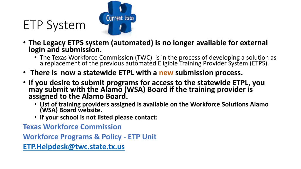 etp system