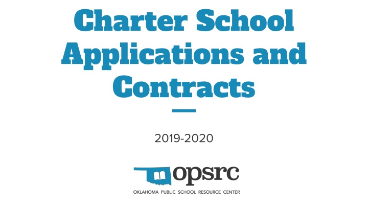 charter school applications and contracts