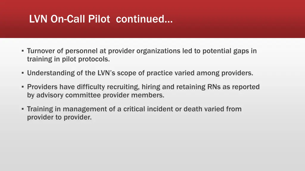 lvn on call pilot continued 1