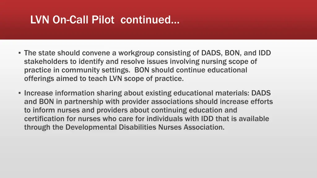 lvn on call pilot continued 4