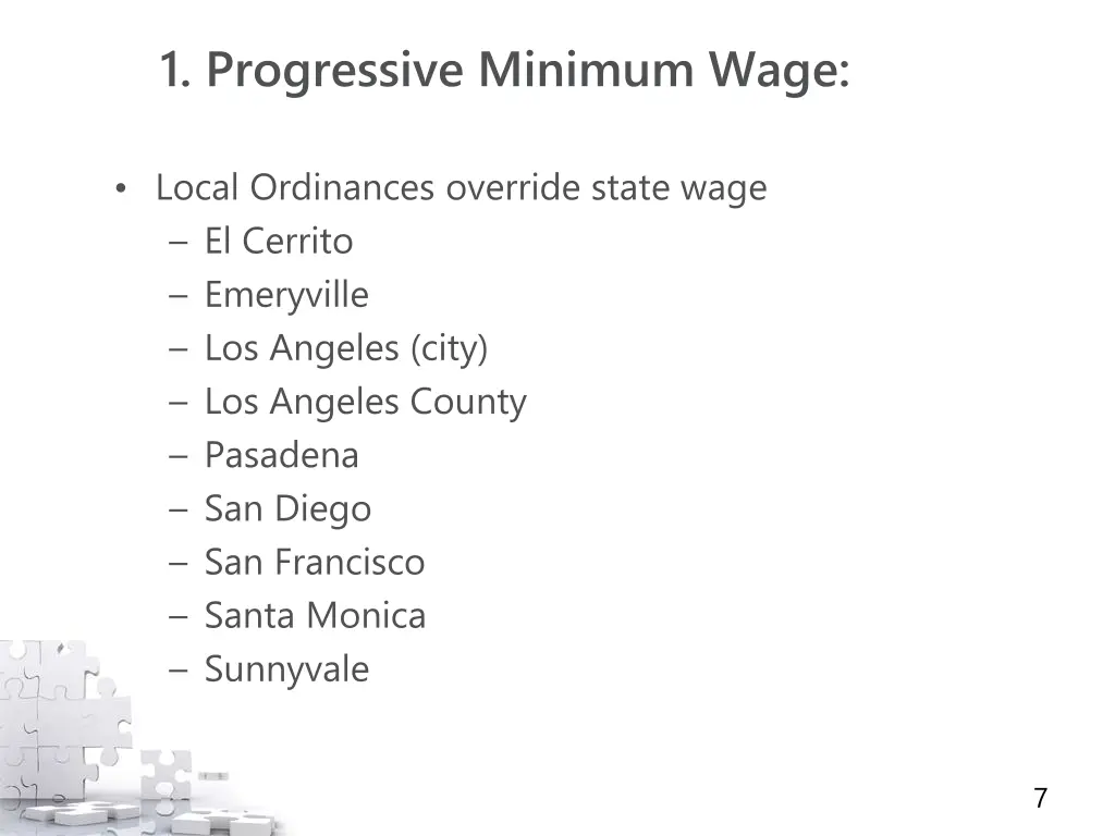 1 progressive minimum wage 3