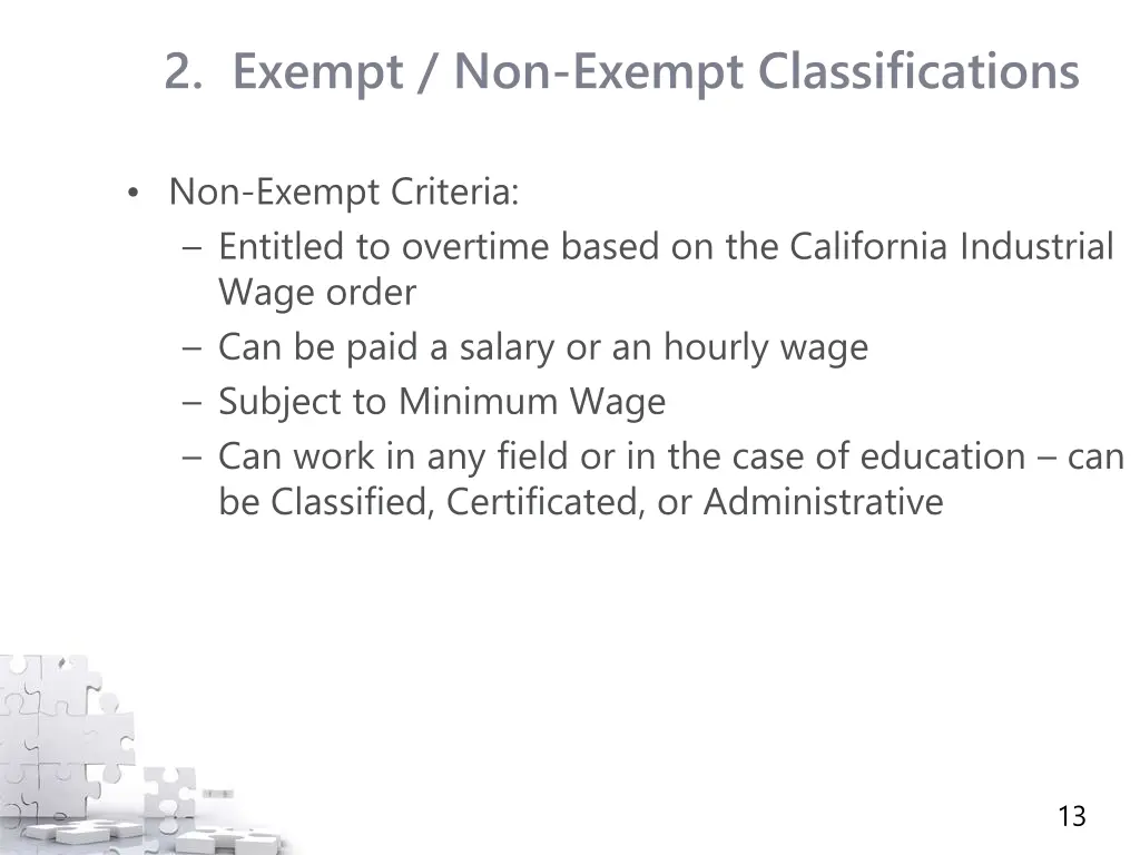 2 exempt non exempt classifications 5