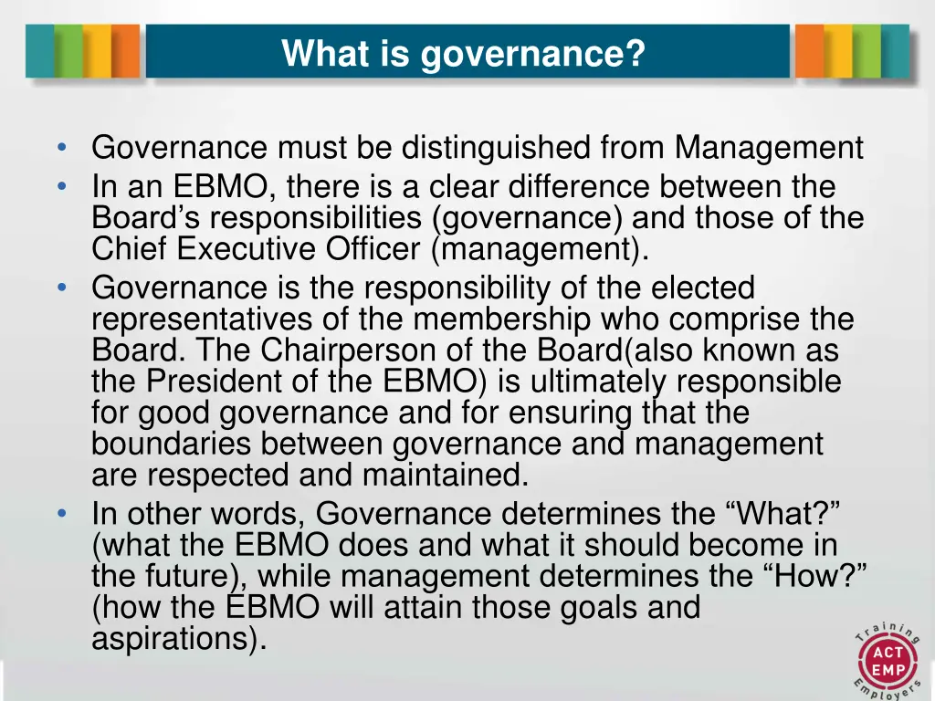 what is governance