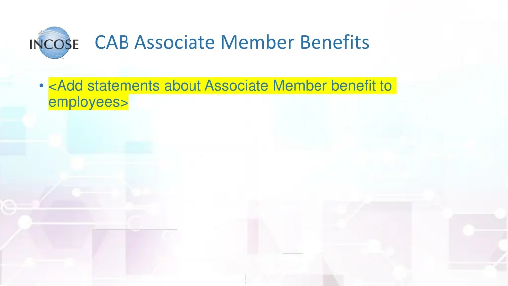 cab associate member benefits