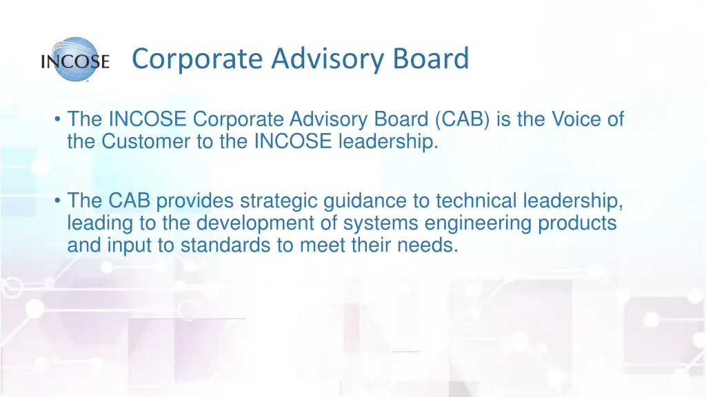 corporate advisory board