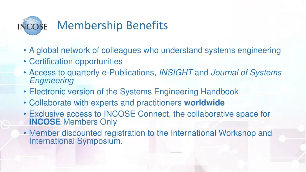 membership benefits