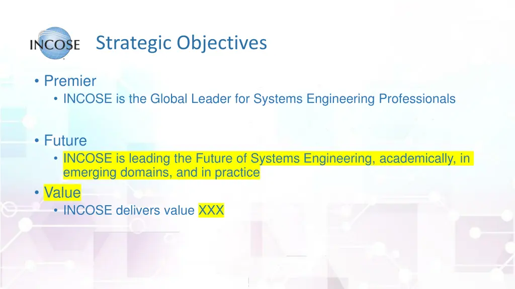 strategic objectives