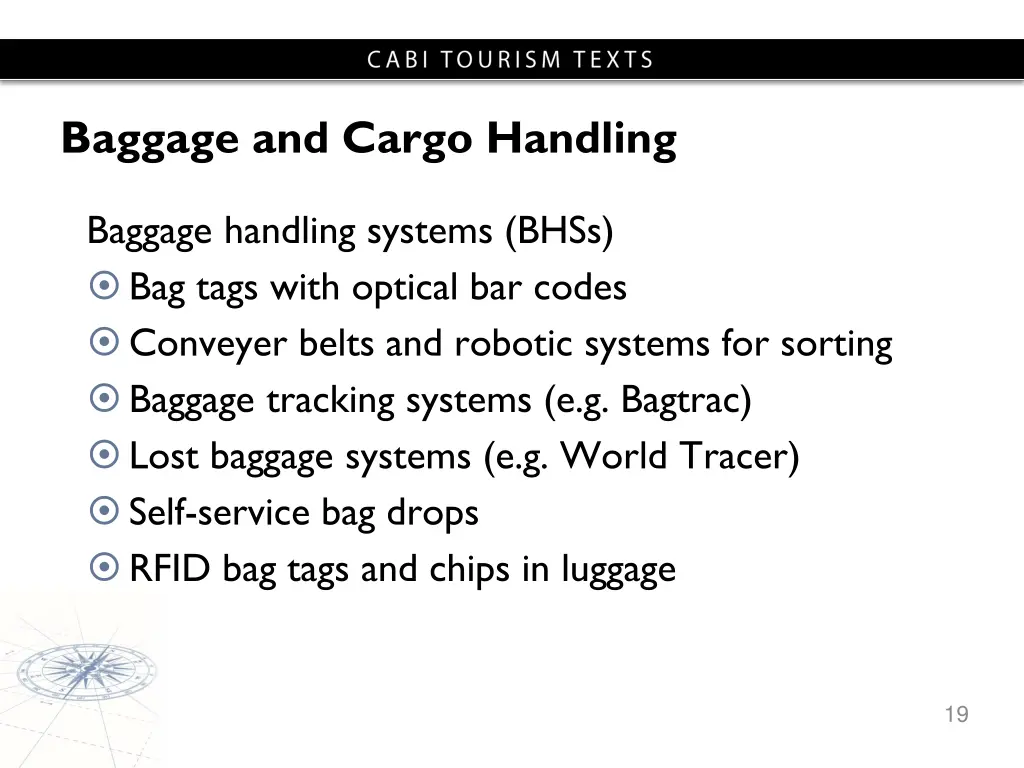 baggage and cargo handling