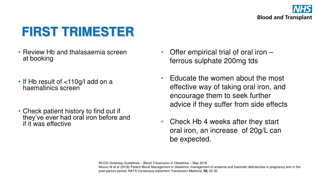 first trimester