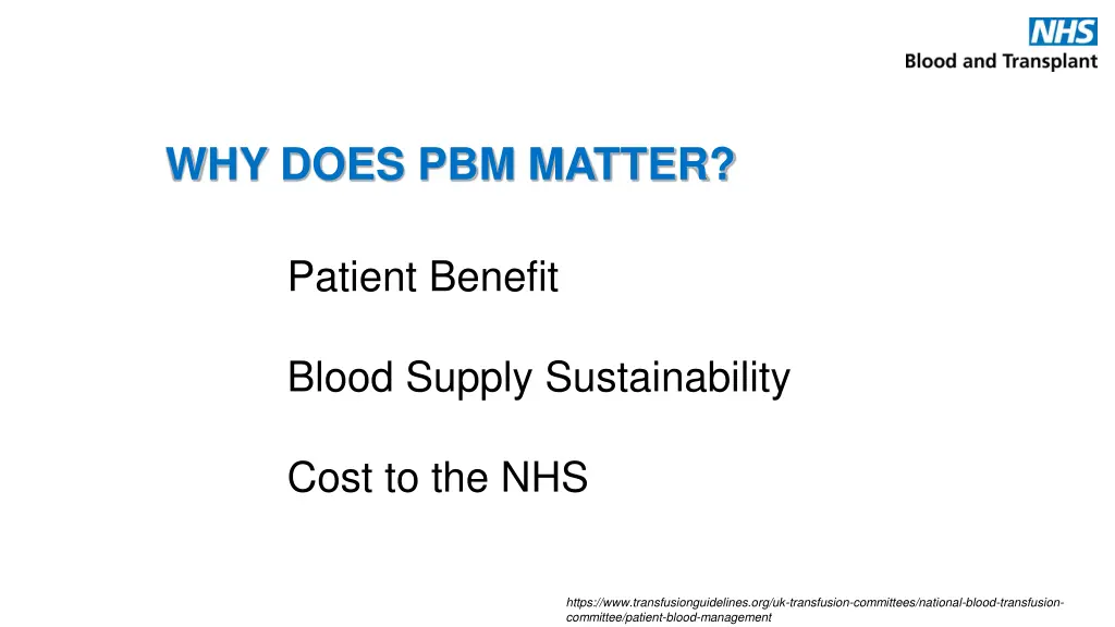 why does pbm matter