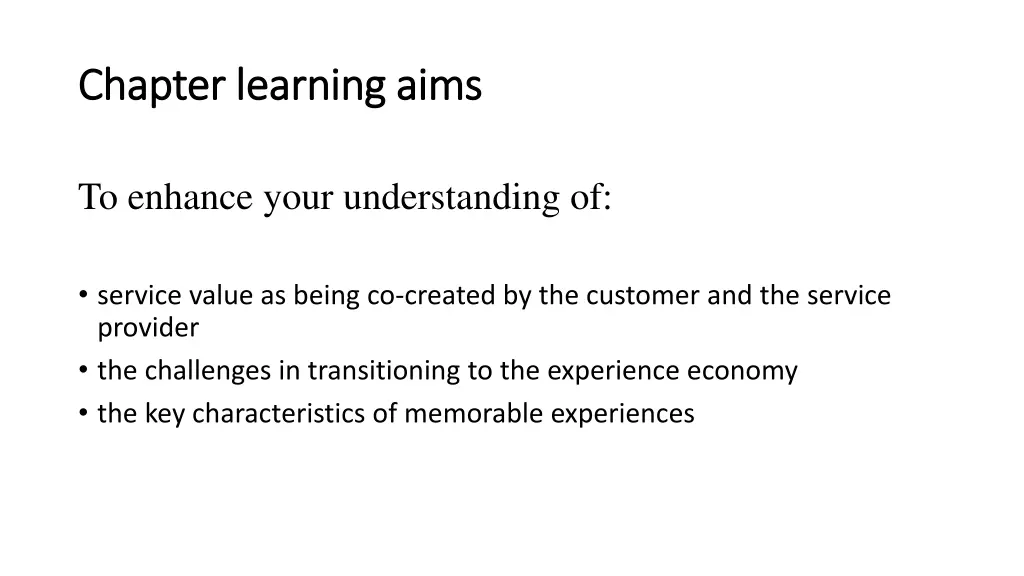 chapter learning aims chapter learning aims