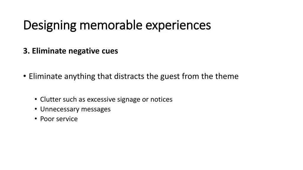 designing memorable experiences designing 2