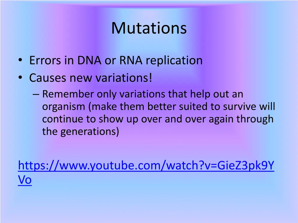 mutations