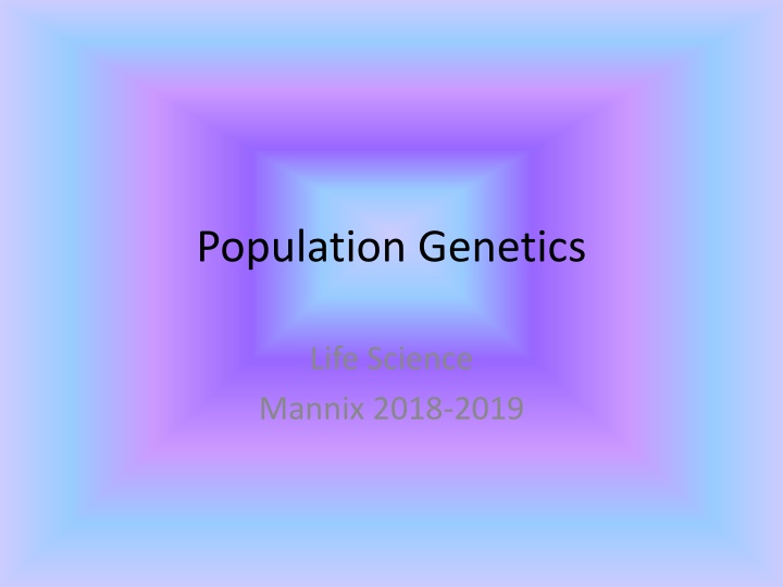 population genetics