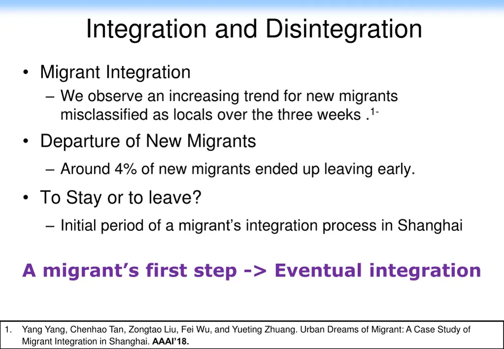 integration and disintegration 1