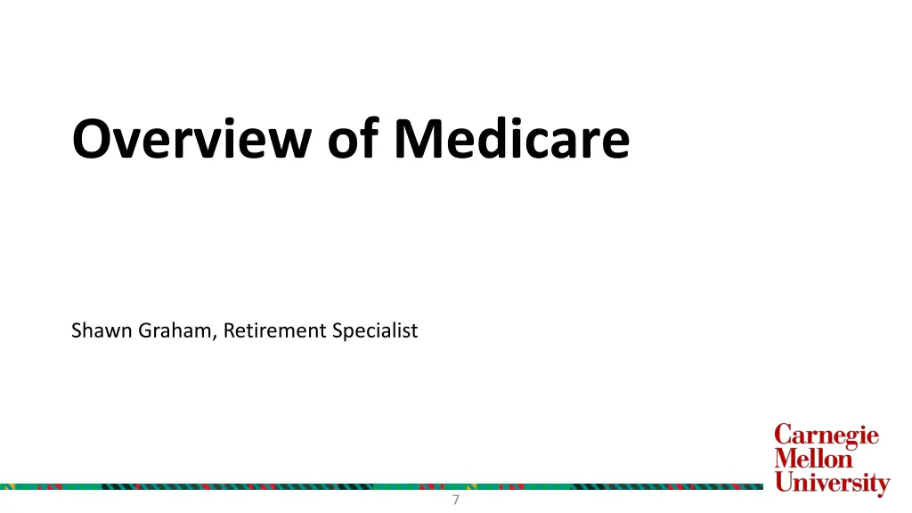 overview of medicare