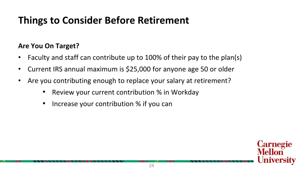 things to consider before retirement 2