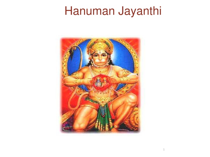 hanuman jayanthi