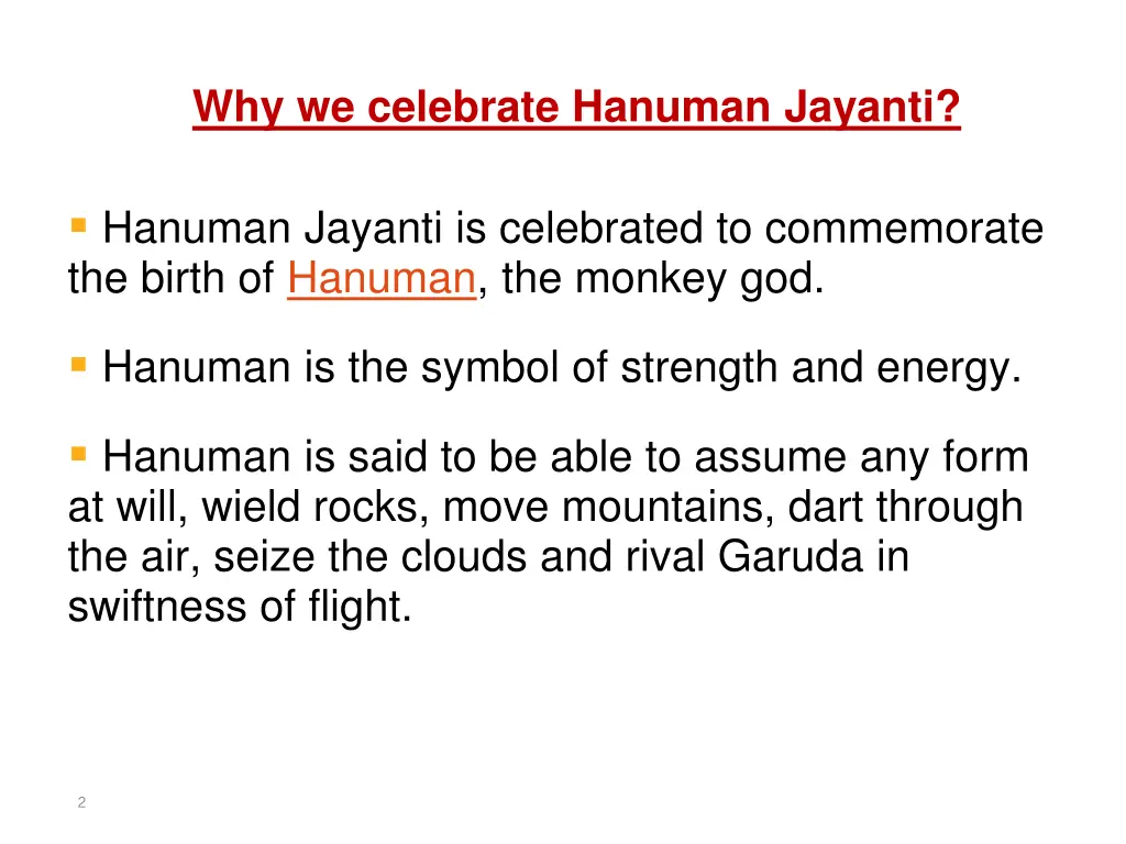 why we celebrate hanuman jayanti