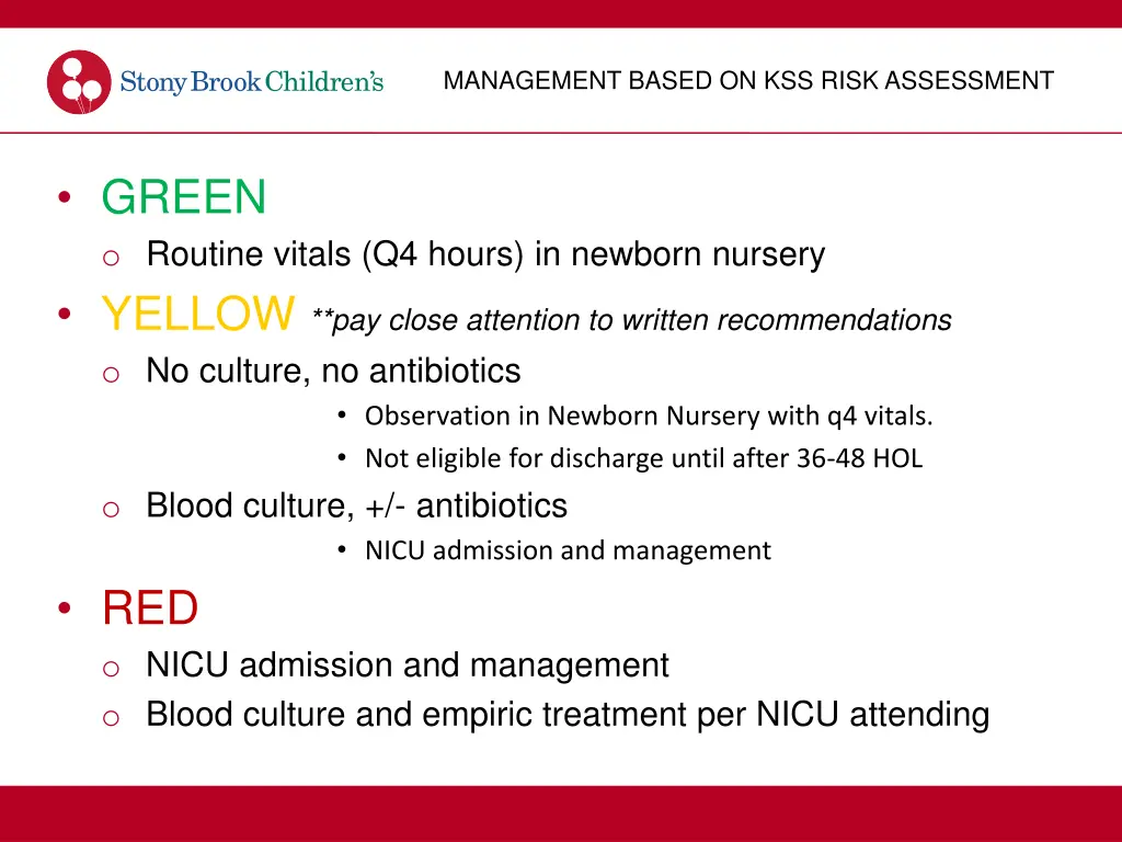 management based on kss risk assessment