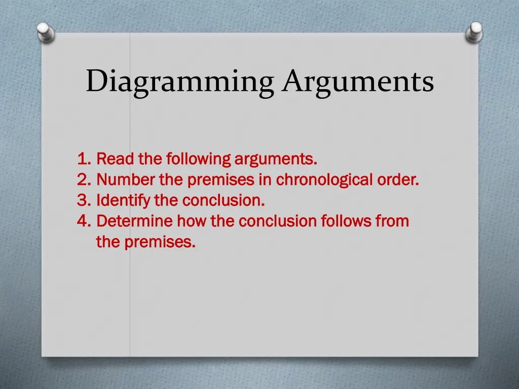 diagramming arguments