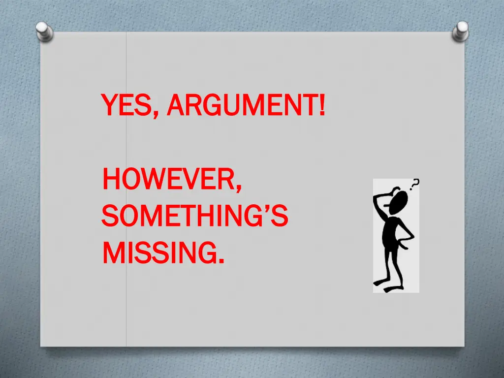 yes argument yes argument 1