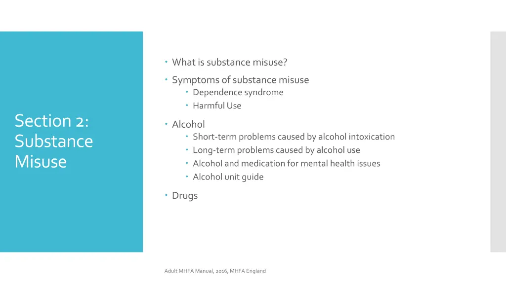 what is substance misuse