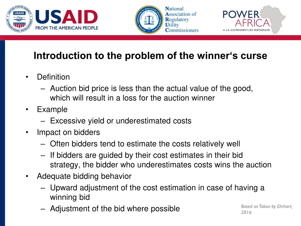 introduction to the problem of the winner s curse