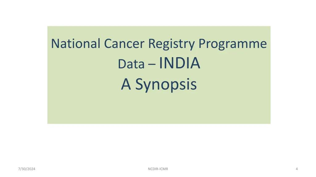 national cancer registry programme data india