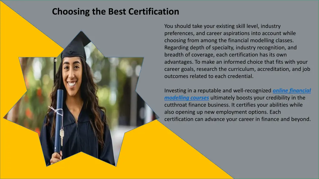 choosing the best certification