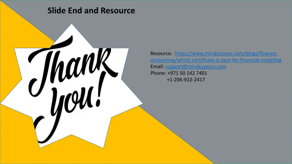 slide end and resource