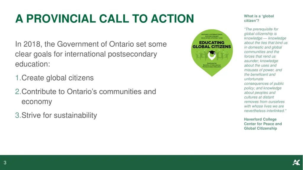 a provincial call to action