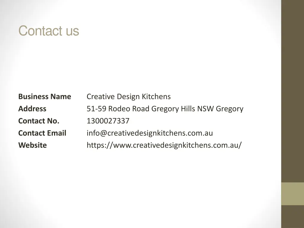 contact us