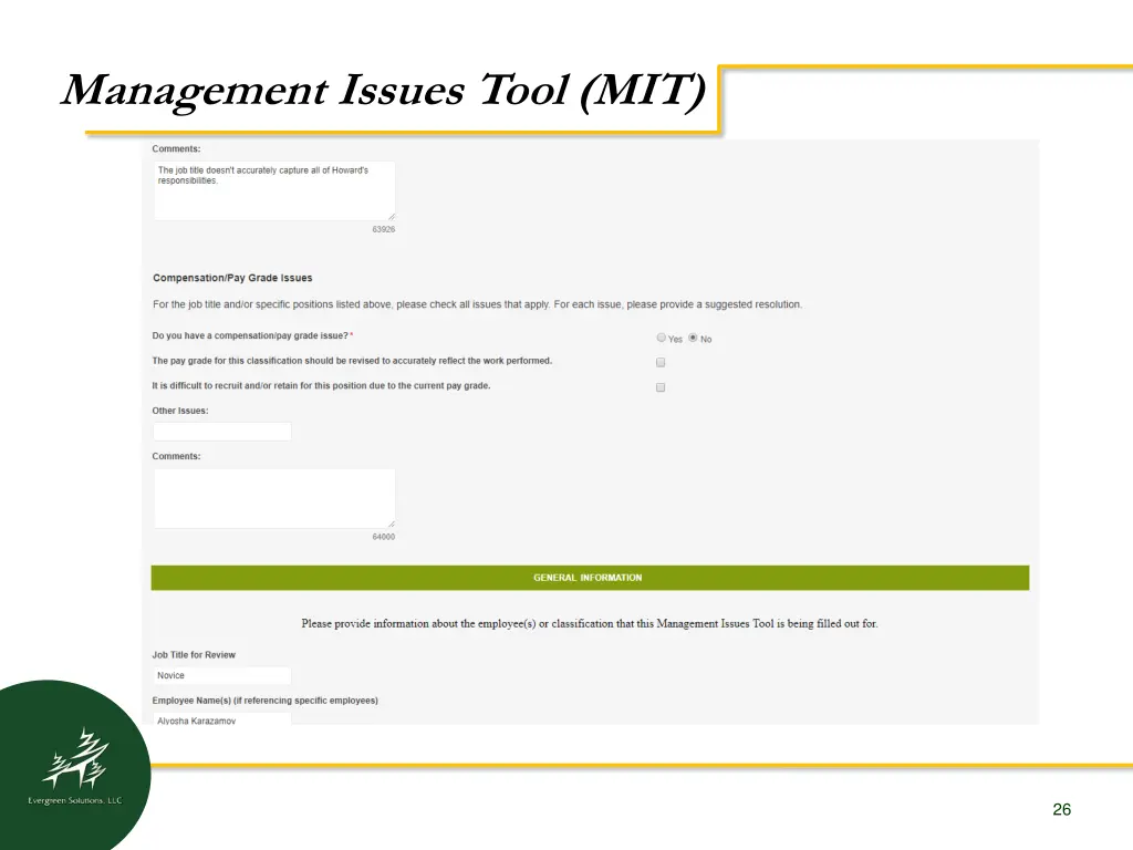 management issues tool mit 1