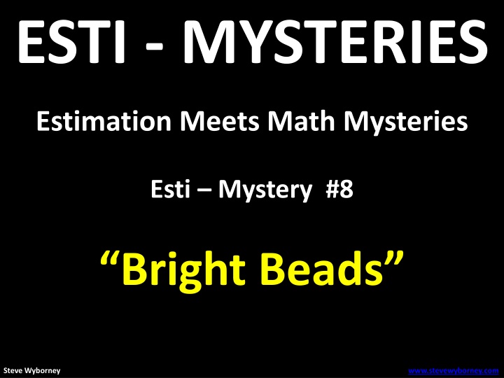 esti mysteries