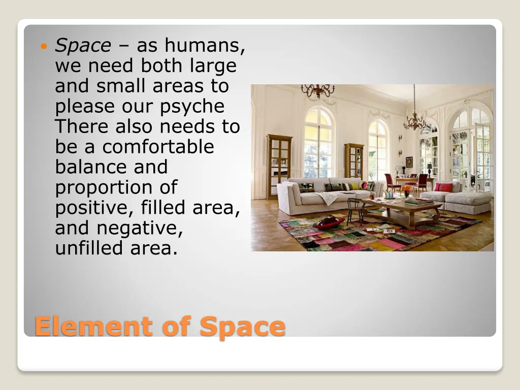 space as humans we need both large and small